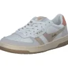 Gola Hawk CLB336, Schnürschuhe, Damen, white/bone/terracotta