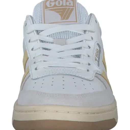 Gola Hawk CLB336, Schnürschuhe, Damen, white/pollen/plum