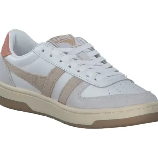 Gola Hawk CLB336, Schnürschuhe, Damen, white/bone/terracotta