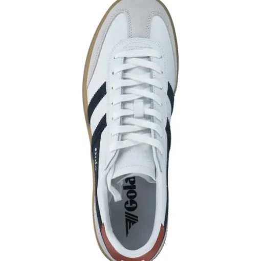Gola Viper CMB744, Klassische- & Business Schuhe, Herren, White/Navy/Rust/Gum