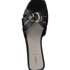 Guess FLJSYM, Pantoletten, Damen, Schwarz