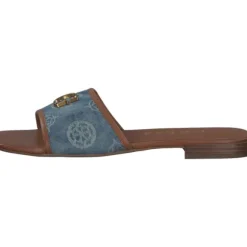 Guess FLJTA2, Pantoletten, Damen, blue