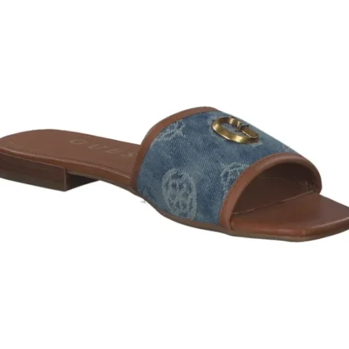 Guess FLJTA2, Pantoletten, Damen, blue