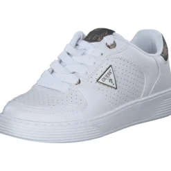 Guess FLTDAI-FAL12, Schnürschuhe, Damen, white