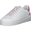 Guess FLTELB-LEA12, Schnürschuhe, Damen, white / pink