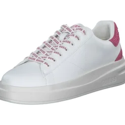 Guess FLTELB-LEA12, Schnürschuhe, Damen, white / pink