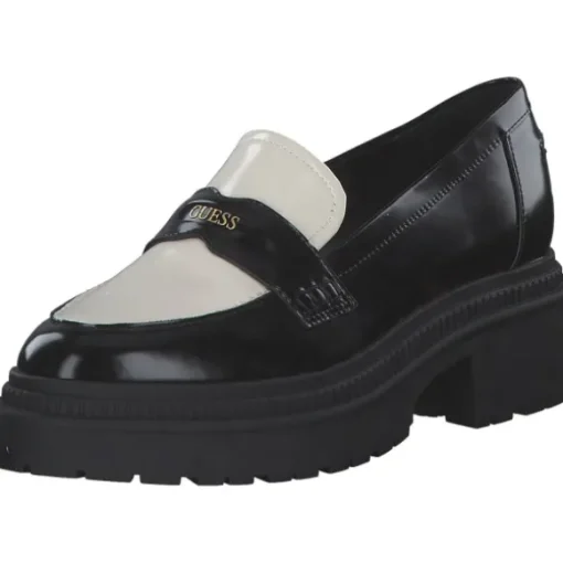 Guess FLTFI2-ELE14, Mokassins, Damen, Schwarz