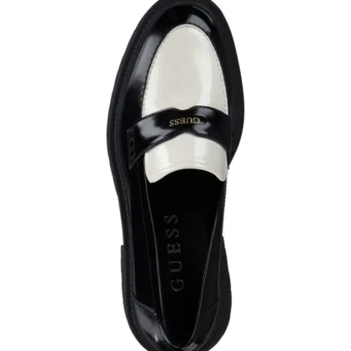 Guess FLTFI2-ELE14, Mokassins, Damen, Schwarz