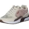 Guess FLTMOX-FAL12, Schnürschuhe, Damen, beige/rose mauve