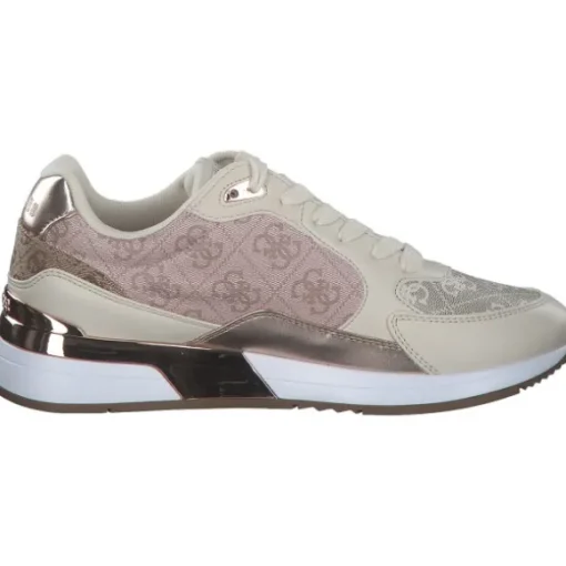 Guess FLTMOX-FAL12, Schnürschuhe, Damen, beige/rose mauve