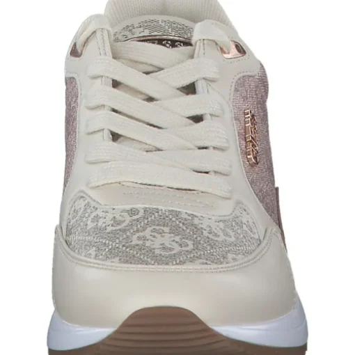 Guess FLTMOX-FAL12, Schnürschuhe, Damen, beige/rose mauve