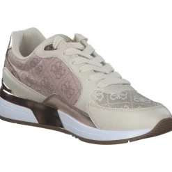 Guess FLTMOX-FAL12, Schnürschuhe, Damen, beige/rose mauve
