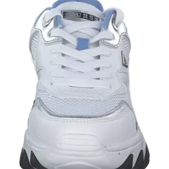 Guess FLTNOW-ELE12, Schnürschuhe, Damen, white / blue