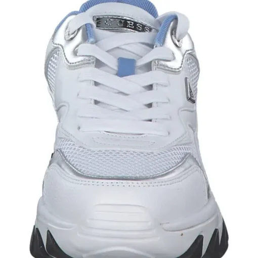Guess FLTNOW-ELE12, Schnürschuhe, Damen, white / blue