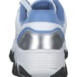Guess FLTNOW-ELE12, Schnürschuhe, Damen, white / blue