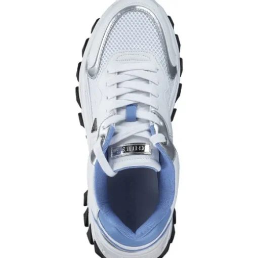 Guess FLTNOW-ELE12, Schnürschuhe, Damen, white / blue