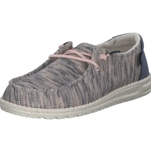 Hey Dude 40078, Schnürschuhe, Damen, rosa meliert
