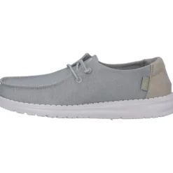 Hey Dude 40079, Schnürschuhe, Damen, hellgrau