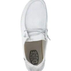 Hey Dude 40079, Schnürschuhe, Damen, weiss