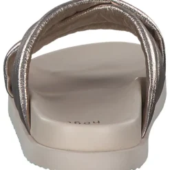 Högl 710082, Plateau-Pantoletten, Damen, Beige