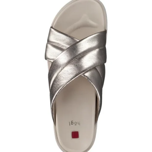 Högl 710082, Plateau-Pantoletten, Damen, Beige