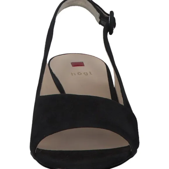 Högl 718211, Plateau-Sandaletten, Damen, Schwarz