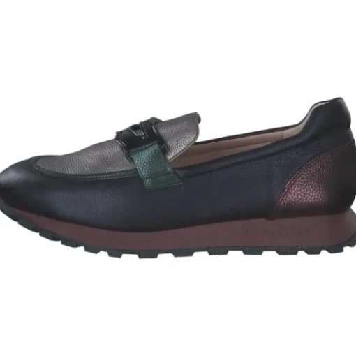 Hispanitas Schuhe CHI243720 Loira-I24, Mokassins, Damen, midnight/acero/rioja/forest