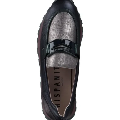 Hispanitas Schuhe CHI243720 Loira-I24, Mokassins, Damen, midnight/acero/rioja/forest