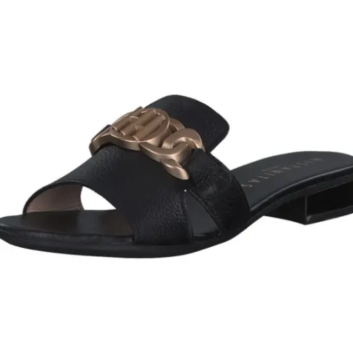 Hispanitas Schuhe Lena HV243268, Plateau-Pantoletten, Damen, Schwarz