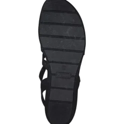 IMAC 357010, Plateau-Sandaletten, Damen, nero
