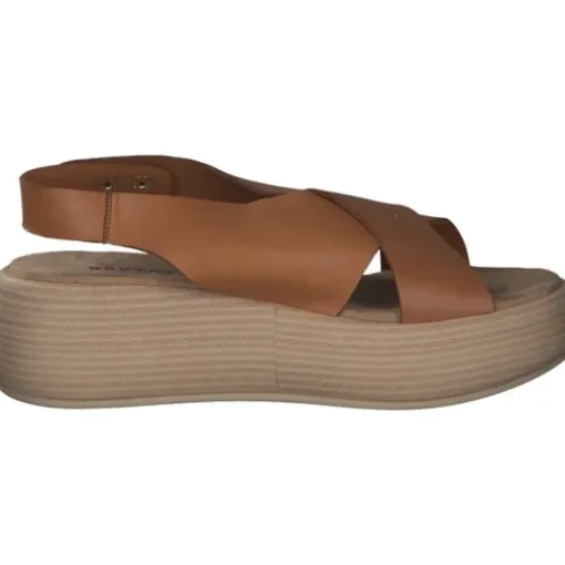 Inuovo 817008, Plateau-Sandaletten, Damen, coconut