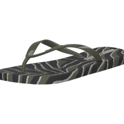 Ipanema Animale Print Fem 83162, Zehentrenner, Damen, Grün (green black)