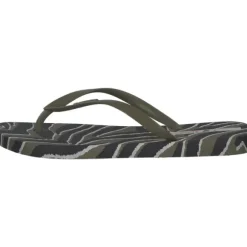 Ipanema Animale Print Fem 83162, Zehentrenner, Damen, Grün (green black)