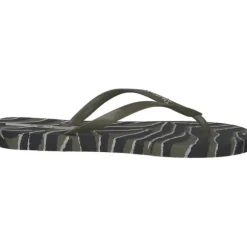 Ipanema Animale Print Fem 83162, Zehentrenner, Damen, Grün (green black)