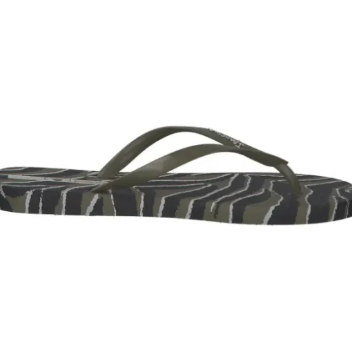Ipanema Animale Print Fem 83162, Zehentrenner, Damen, Grün (green black)