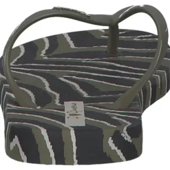 Ipanema Animale Print Fem 83162, Zehentrenner, Damen, Grün (green black)