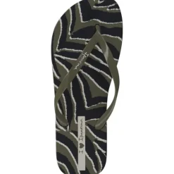 Ipanema Animale Print Fem 83162, Zehentrenner, Damen, Grün (green black)
