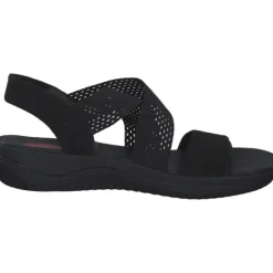 Jana Shoes 28768, Keilsandaletten, Damen, Schwarz