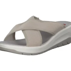 Jana Shoes 27260, Plateau-Pantoletten, Damen, LT.GREY