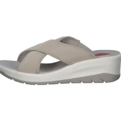 Jana Shoes 27260, Plateau-Pantoletten, Damen, LT.GREY