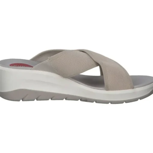 Jana Shoes 27260, Plateau-Pantoletten, Damen, LT.GREY