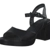 Jana Shoes 28379, Plateau-Sandaletten, Damen, Schwarz
