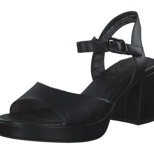 Jana Shoes 28379, Plateau-Sandaletten, Damen, Schwarz