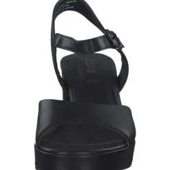 Jana Shoes 28379, Plateau-Sandaletten, Damen, Schwarz