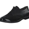 Jana Shoes 23260, Schnürschuhe, Damen, Schwarz