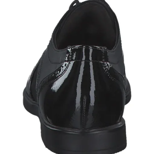 Jana Shoes 23260, Schnürschuhe, Damen, Schwarz