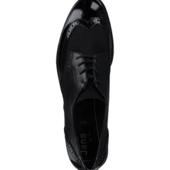 Jana Shoes 23260, Schnürschuhe, Damen, Schwarz