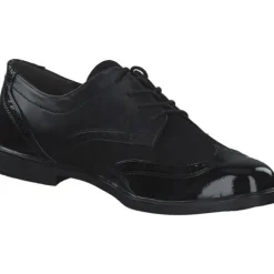 Jana Shoes 23260, Schnürschuhe, Damen, Schwarz