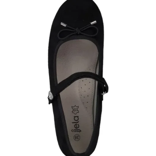 Jela 1637-1000 Lille-1, Ballerinas (Kinder), Kinder, Black (Schwarz)