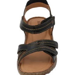 Josef Seibel 7676288, Keilsandaletten, Damen, Schwarz